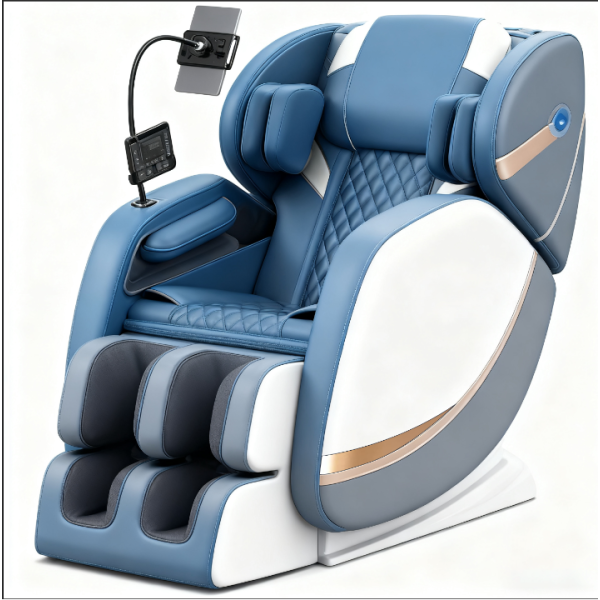 F FURNIMAT Full Body Massage Chair with 4D Intelligent Body Scanning Zero Gravity Recliner